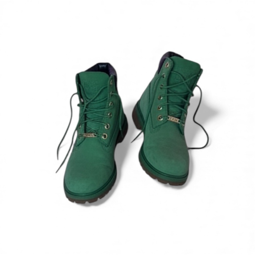 Timberland green genuine leather collectable special addition boots men or women